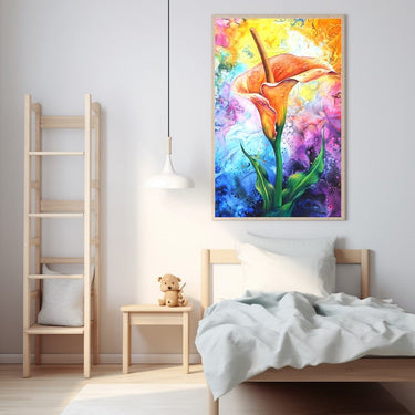 Flower Abstract Oil Painting